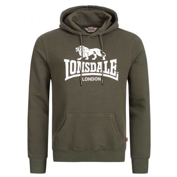 Lonsdale Fremington Hoodie Verde L Homem