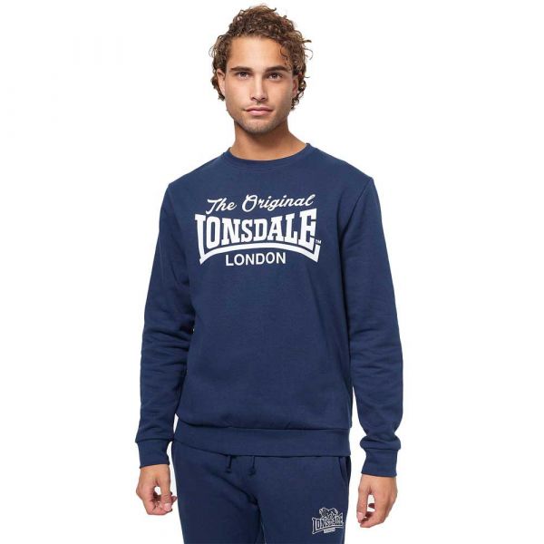 Lonsdale Burghead Sweatshirt Azul S Homem