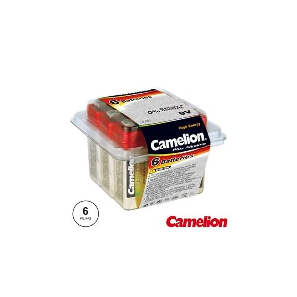 Camelion Pilha Alcalina 9V/6LR61 6X Blister