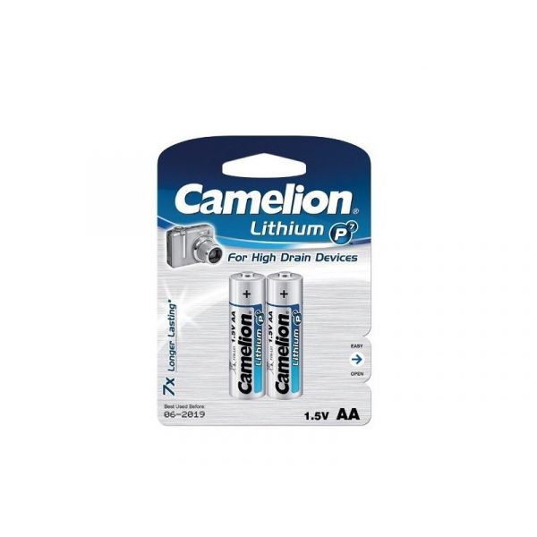Camelion Bateria Lítio LR06 Aa BP2 - 19000206