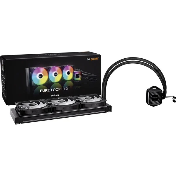 be quiet! Pure Loop 3 LX 360mm / Pure Loop 2 LX 360mm Refrigerador Líquido All-in-One 360mm Preto
