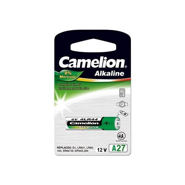 Camelion Pilha LR27A BP1 0% Hg Alkaline - 11050127