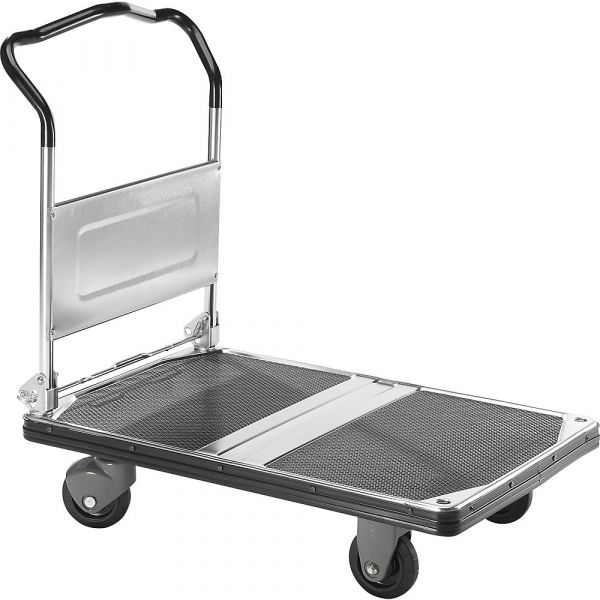 Kaiser+kraft Carro de Plataforma Premium 300, Rebatível, 300 Kg, Cxl 900 X 600 mm, Altura do Varão de Empurrar 935 mm - M58775-423396