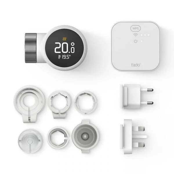 Tado Basic X Starter Kit Cabeça Termostática Inteligente X + Ponte