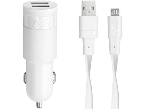 Carregador Isqueiro Rivacase 17W + Cabo Micro USB (VA4223WD1)