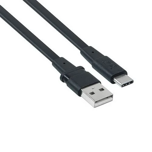 Cabo USB 2.0 / Micro USB-C Rivacase 1.2m Preto (VA6002)