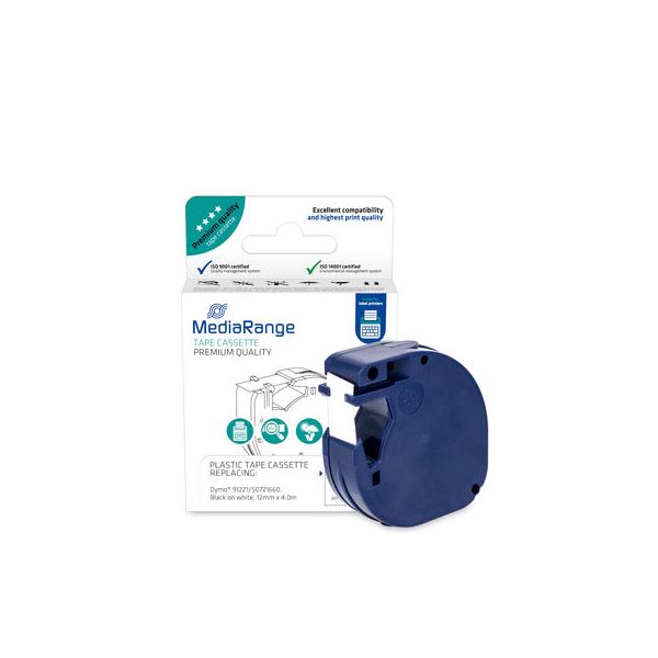 Fita Compatível Bk-white 12mmX4m Plastica for 2000,LT100H,QX50S0721660 - PRONCPD91221