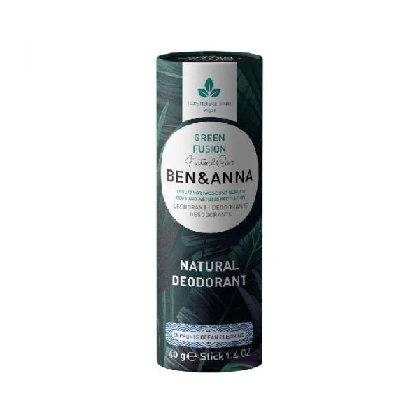 BEN & ANNA Desodorizante Natural Stick Green Fusion 40g