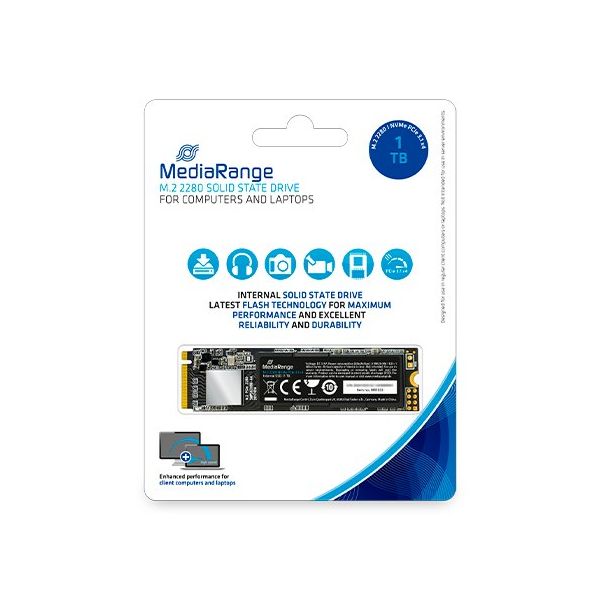SSD MediaRange 1TB MR1033 M.2 2280 PCIe Gen3 NVMe TLC