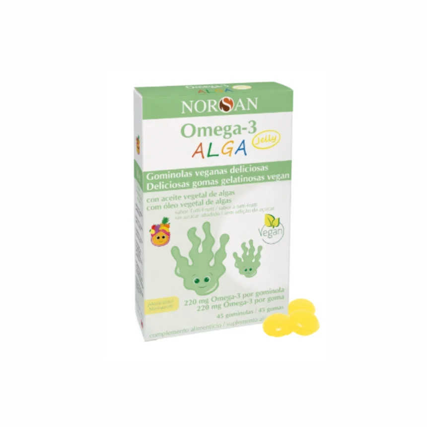 Omega-3 Alga Jelly | 45 gomas – Norsan