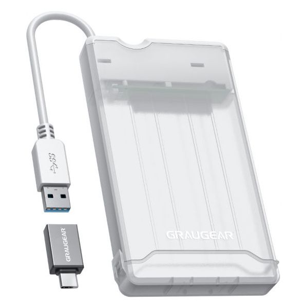 Graugear Caixa Externa 2,5´´HDD/SSD Usb 3.2 Alu - G-2503-AC