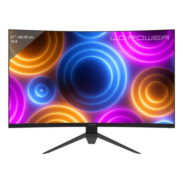 Monitor LC-POWER 27" LC-M27QC QHD 180Hz 1ms VA Curvo Adaptive Sync