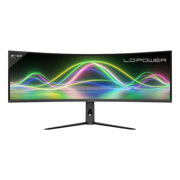 Monitor LC Power 49" LC-M49QCK Dual QHD 120Hz VA Curvo DP 2xHDMI Black