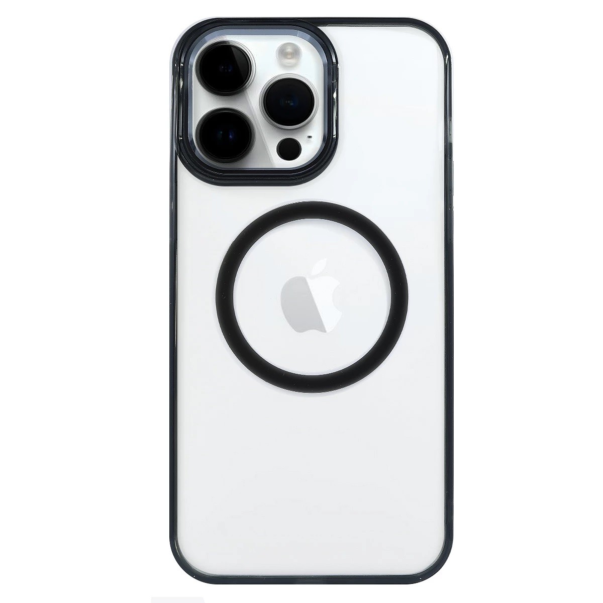 Capa Transparente Acrílico Premium iPhone 13 Pro Preto