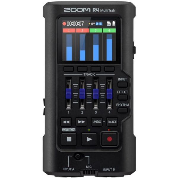 Zoom Gravador Digital R4 MultiTrak 4 Pistas 32-bit Float