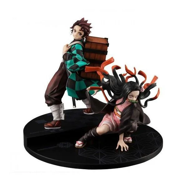 Megahouse Figura Kamado Brother And Sister Precious G.e.m. Series Demon Slayer Kimetsu No Yaiba 17cm
