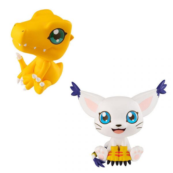 Megahouse Digimon Lookup Agumon And Tailmon Figure 11 Cm