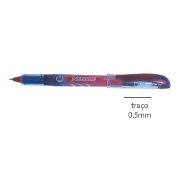 Marcador Fino Vermelho 0,5mm Penac Needle x 12un