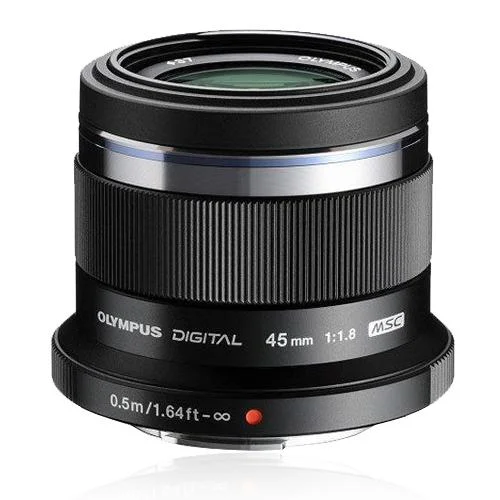 Objetiva Olympus M.Zuiko Digital 45mm 1:1.8 - Preta