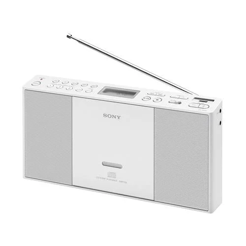 Sony ZS-PE60 Digital 2.2W Branco rádio CD