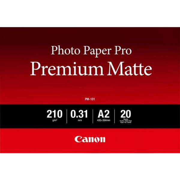 Canon Papel Foto Profissional PM-101 Mate A2 25Fls