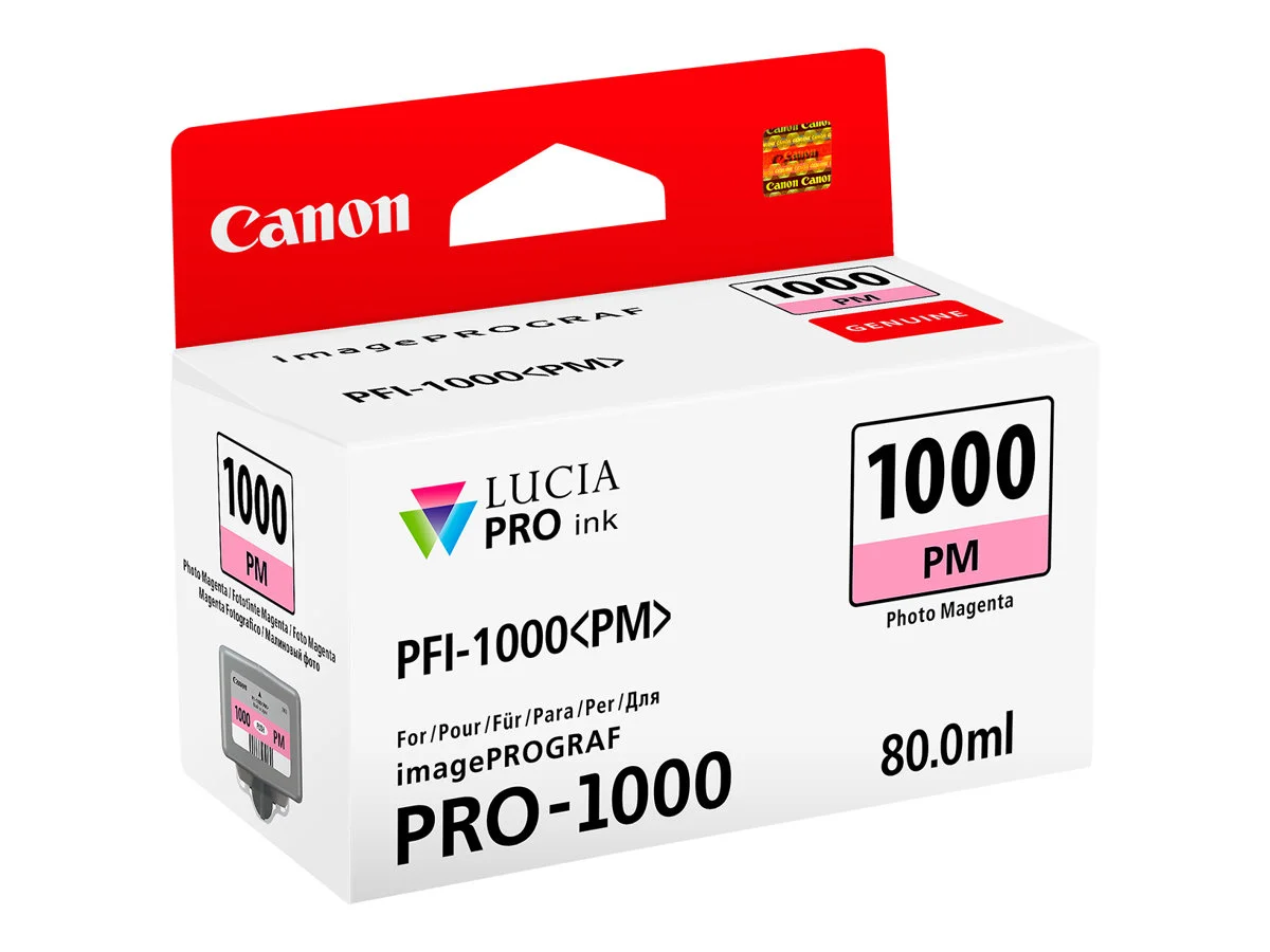 Canon PFI1000 Magenta Photo Cartucho de Tinta Original – PFI1000PM/0551C001