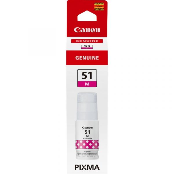 Tinteiro Canon Garrafa de Tinta Canon GI-51 Magenta - 4547C001