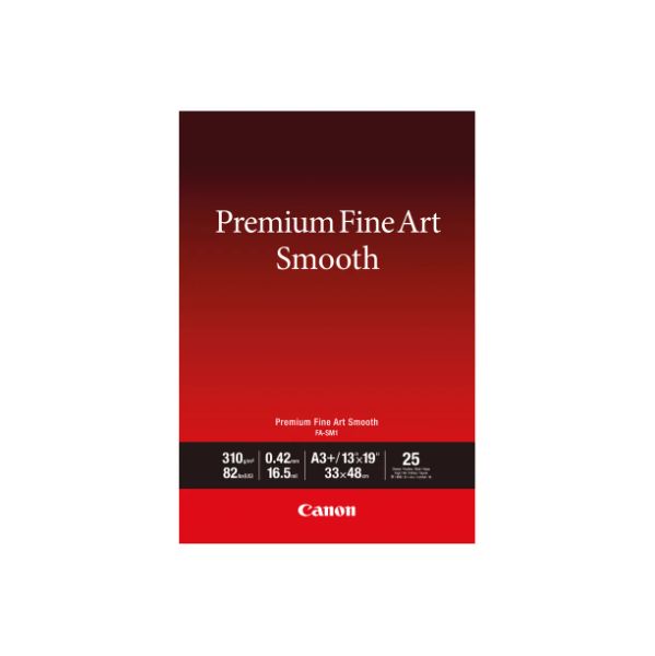Canon Premium FineArt Smooth A3+ 25 Folhas