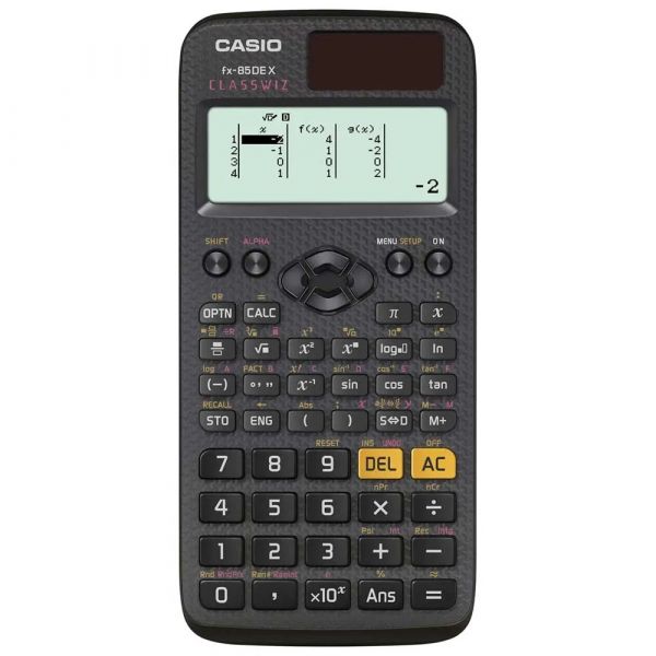 Calculadora Casio Científica FX-85DE X Black