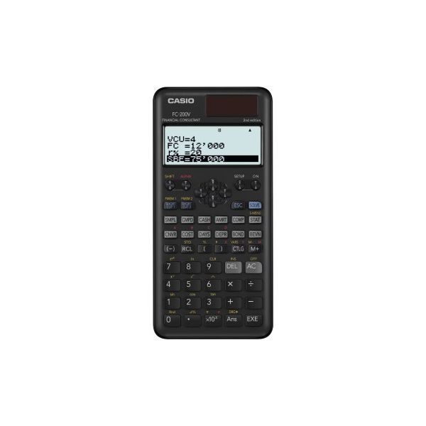 Calculadora Casio Calculadora Financeira FC-200V-2