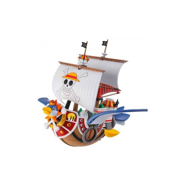 Bandai Figura Barco Thousand-sunny Flying Model Model Kit One Piece 12cm