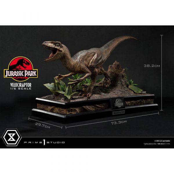 Prime 1 Studio Jurassic Park Legacy Museum Collection Statue 1/6 Velociraptor Attack 38 Cm