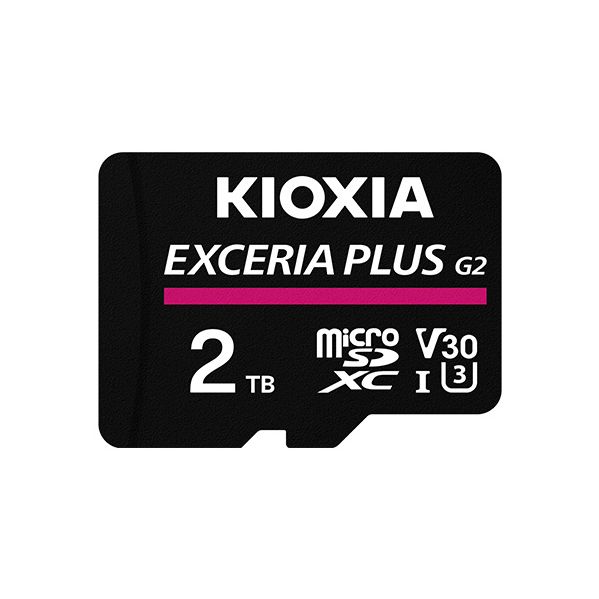 Toshiba 2TB Micro SDXC EXCERIA PLUS G2 UHS-I U3 V30 Class 10 com Adaptador