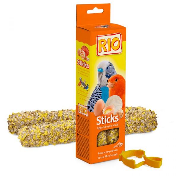 Rio Sticks Canários Ovos e Conchas de Ostras 2x40gr