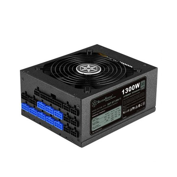 SilverStone ST1300-TI v2.0 Black 8x Pcie, Cabo Mana - SST-ST1300-TI v2.0
