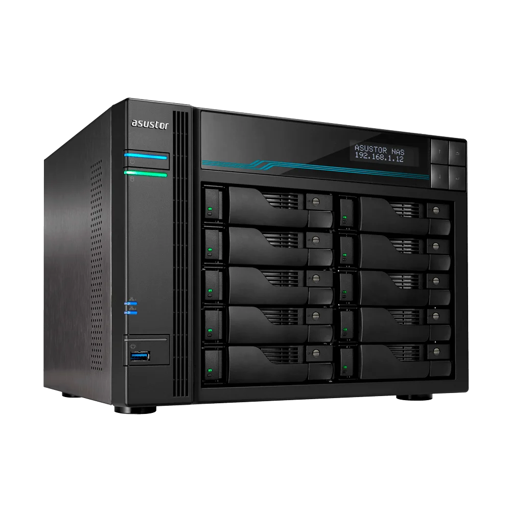NAS ASUSTOR AS6510T P/10 HDD 2X 10GBPS 2X 2.5GBPS TOWER