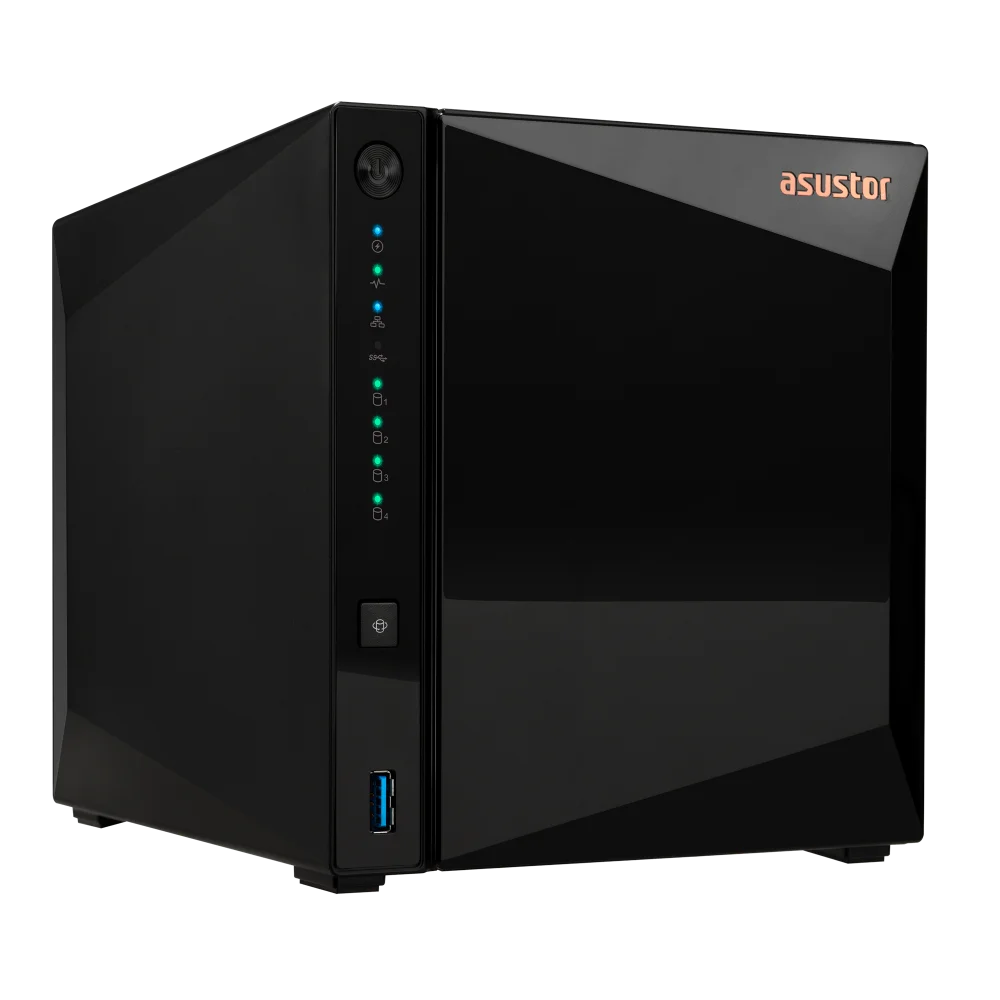 NAS ASUSTOR AS3304T P/4 HDD, 1X 2,5GIGABIT LAN, 3X USB3