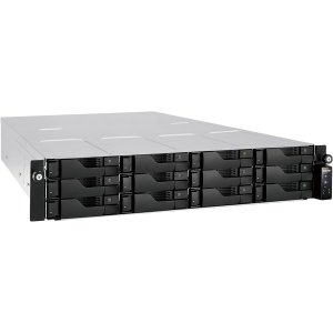 ASUSTOR AS6512RD+Rail 12 Bay NAS Intel ATOM C3538 Quad-Core 8GB DDR4 GbEx2 2.5 GbEx2 PCIe Gen3 by 8 x1 - 4 link USB 3.2 Gen 1x4
