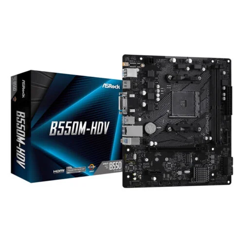 MB ASROCK B550M HDV AM4 1*NVME G4 2DDR4 USB 3.2