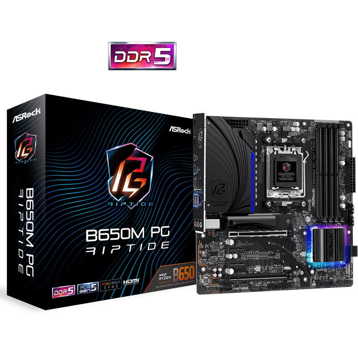 Motherboard Micro-ATX ASRock B650M PG Riptide