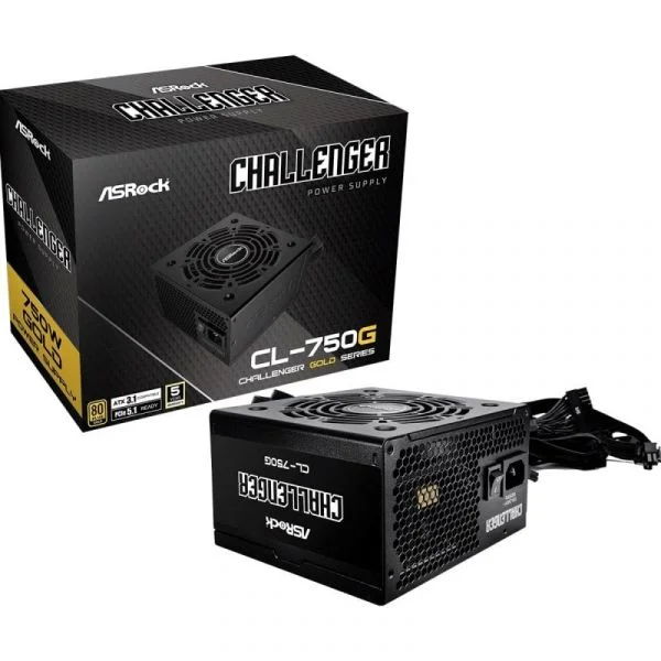 Asrock Phantom Gaming PG-750G Fonte de Alimentação 750W 80 Plus Gold
