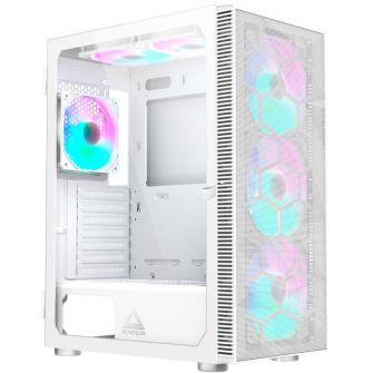 Caixa ATX Montech X3 Mesh RGB Vidro Temperado Branco