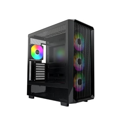 Caixa ATX Montech X5 Mesh ARGB Vidro Temperado Preto