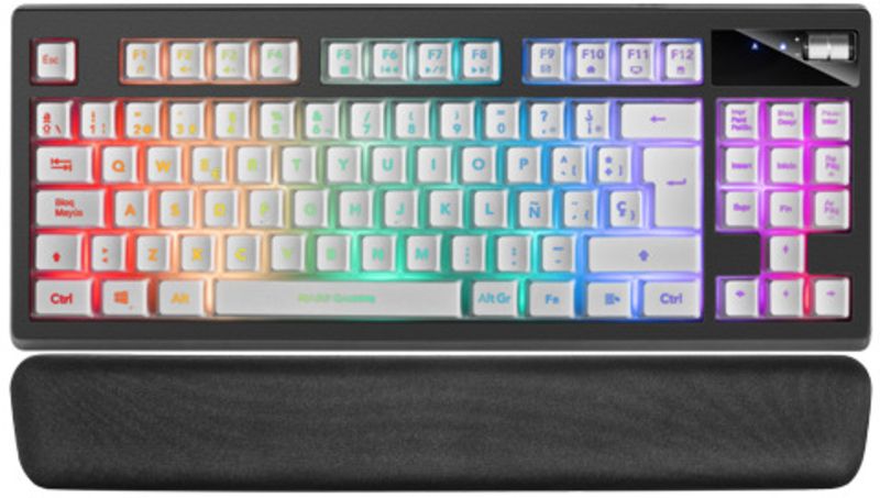 Teclado Mars Gaming MKAX, TKL, H-Mechanical, PT Branco