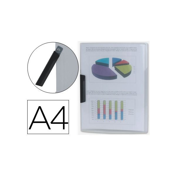 LiderPapel Pasta PP c/ Clip A4 Crystal - DP13