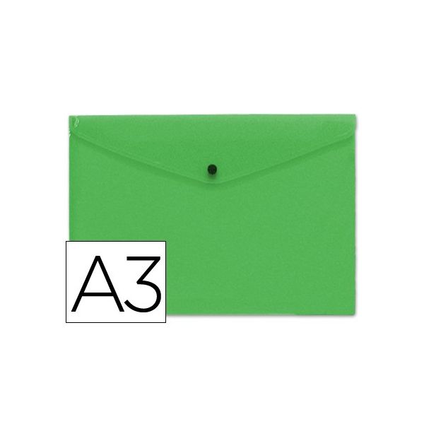 LiderPapel Bolsa Porta Documentos c/ Mola A3 - 32838