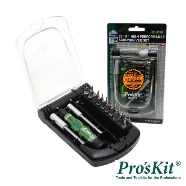 Pro's Kit Conjunto de Chaves C/ 20 Bits e 2 Extensores - SD-9316