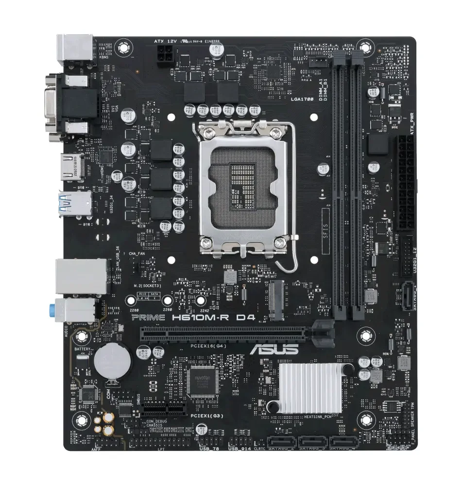 Motherboard Asus Prime H610M-R D4 SK1700 MICRO ATX BULK - 81F0775E-D8F