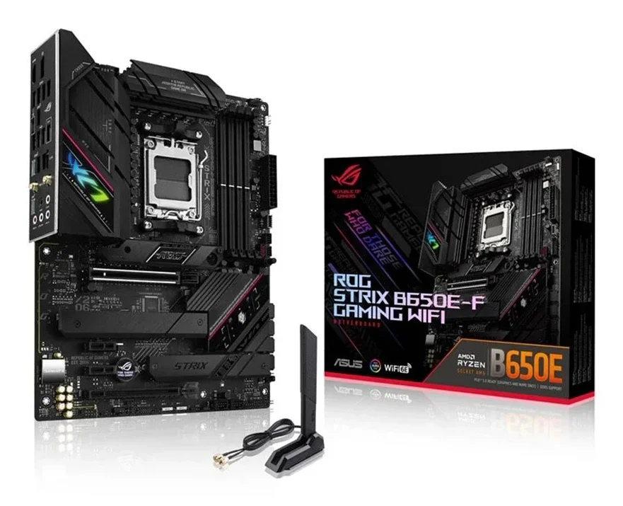 ASUS ROG STRIX B650E-F GAMING WIFI AMD B650 Ranhura AM5 ATX