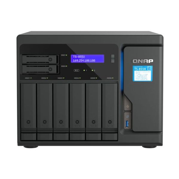 QNAP Servidor NAS e de Armazenamento TS-855X